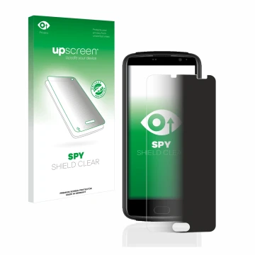 Front side of a product packaging with the brand logo upscreen. Next to it is the device Beafon M7 premium shown with the corr