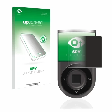 Front side of a product packaging with the brand logo upscreen. Next to it is the device D’CENT Biometric Wallet shown with th