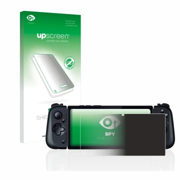 Front side of a product packaging with the brand logo upscreen. Next to it is the device Razer Edge 5G shown with the correspo
