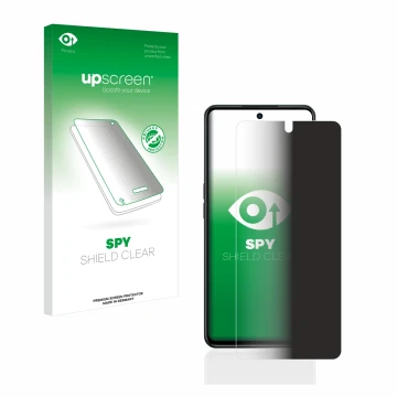 Front side of a product packaging with the brand logo upscreen. Next to it is the device Oppo A98 5G shown with the correspond
