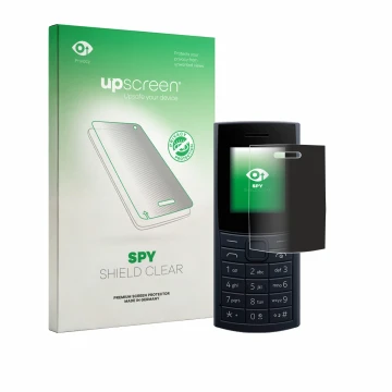 Front side of a product packaging with the brand logo upscreen. Next to it is the device Nokia 110 4G (2023) shown with the co