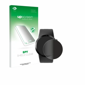 Front side of a product packaging with the brand logo upscreen. Next to it is the device Shot Scope X5 shown with the correspo