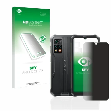 Front side of a product packaging with the brand logo upscreen. Next to it is the device Blackview BV9200 (Front+Camera) shown