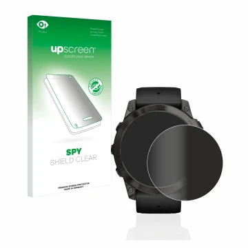 Front side of a product packaging with the brand logo upscreen. Next to it is the device Garmin Epix Pro (Gen 2) (51 mm) shown