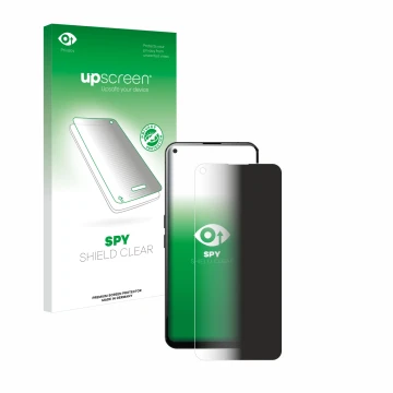 Front side of a product packaging with the brand logo upscreen. Next to it is the device Unihertz Luna shown with the correspo