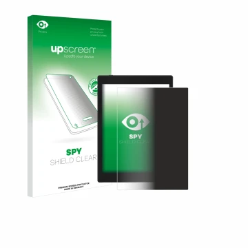 Front side of a product packaging with the brand logo upscreen. Next to it is the device Boox Tab Mini C shown with the corres