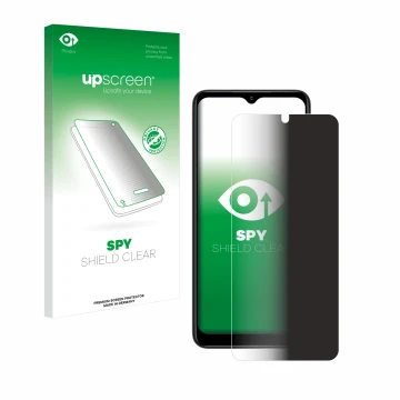 Front side of a product packaging with the brand logo upscreen. Next to it is the device ZTE Blade V50 Design 5G shown with th