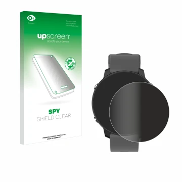Front side of a product packaging with the brand logo upscreen. Next to it is the device Shot Scope G5 GPS Watch shown with th
