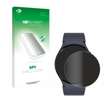 Front side of a product packaging with the brand logo upscreen. Next to it is the device Samsung Galaxy Watch 6 (40 mm) shown 