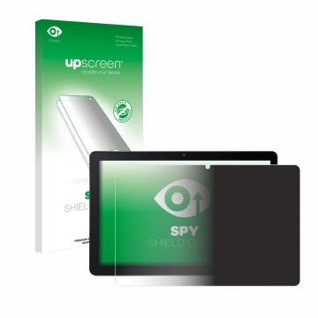 Front side of a product packaging with the brand logo upscreen. Next to it is the device Acer Iconia Tab M10 shown with the co