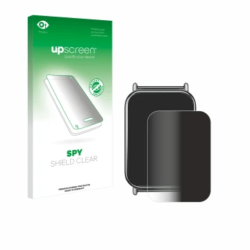 Front side of a product packaging with the brand logo upscreen. Next to it is the device Xiaomi Mi Band 8 Pro shown with the c