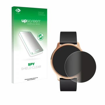 Front side of a product packaging with the brand logo upscreen. Next to it is the device Withings ScanWatch Light shown with t