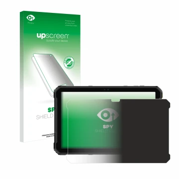 Front side of a product packaging with the brand logo upscreen. Next to it is the device Ulefone Armor Pad 2 shown with the co