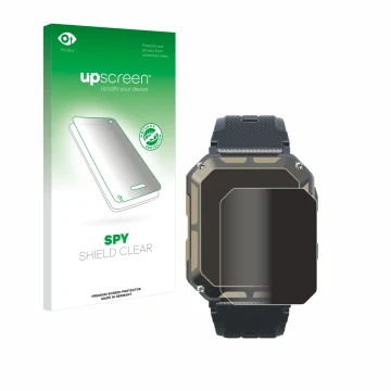 Front side of a product packaging with the brand logo upscreen. Next to it is the device Blackview C20Pro 1.83