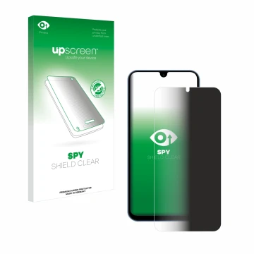 Front side of a product packaging with the brand logo upscreen. Next to it is the device Samsung Galaxy A15 5G shown with the 