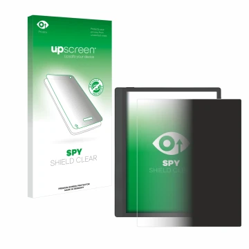 Front side of a product packaging with the brand logo upscreen. Next to it is the device Boox Tab Ultra C Pro shown with the c