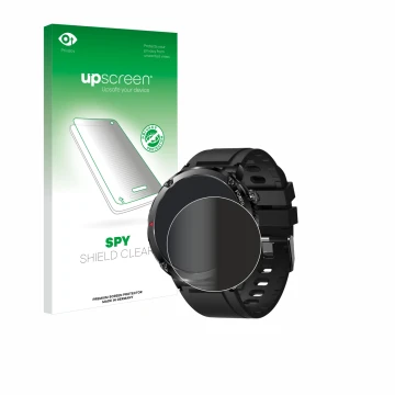 Front side of a product packaging with the brand logo upscreen. Next to it is the device LIGE Smartwatch 1.6