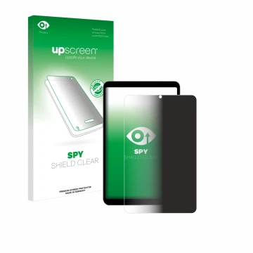 Front side of a product packaging with the brand logo upscreen. Next to it is the device Alldocube iPlay 50 mini Pro shown wit