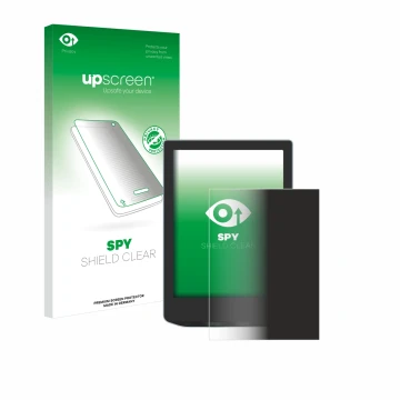 Front side of a product packaging with the brand logo upscreen. Next to it is the device Vivlio Light shown with the correspon