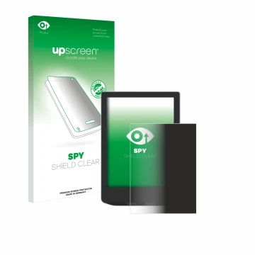 Front side of a product packaging with the brand logo upscreen. Next to it is the device Vivlio Light HD shown with the corres