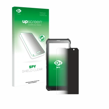 Front side of a product packaging with the brand logo upscreen. Next to it is the device RugGear RG880 shown with the correspo