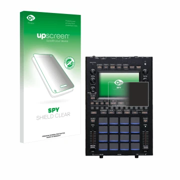 Front side of a product packaging with the brand logo upscreen. Next to it is the device KORG KAOSS Replay shown with the corr