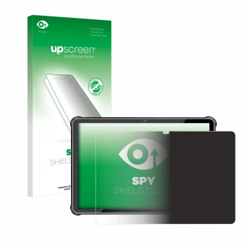 Front side of a product packaging with the brand logo upscreen. Next to it is the device Oukitel RT6 shown with the correspond