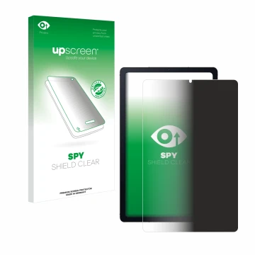 Front side of a product packaging with the brand logo upscreen. Next to it is the device Samsung Galaxy Tab S6 Lite WiFi 2024 