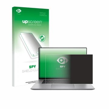 Front side of a product packaging with the brand logo upscreen. Next to it is the device HP Zbook Studio 16 G10 shown with the