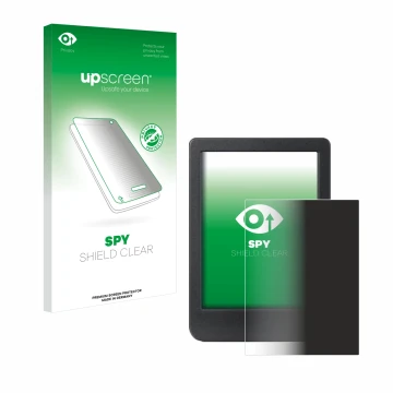 Front side of a product packaging with the brand logo upscreen. Next to it is the device Kobo Clara Colour shown with the corr