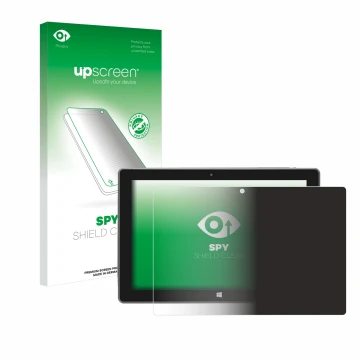 Front side of a product packaging with the brand logo upscreen. Next to it is the device SZTPS Tablet 10.1