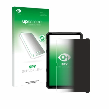 Front side of a product packaging with the brand logo upscreen. Next to it is the device Ulefone Armor Pad 3 Pro shown with th