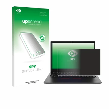 Front side of a product packaging with the brand logo upscreen. Next to it is the device Lenovo ThinkPad L13 Gen 5 shown with 