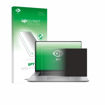 Front side of a product packaging with the brand logo upscreen. Next to it is the device HP Zbook Studio 16 G11 shown with the