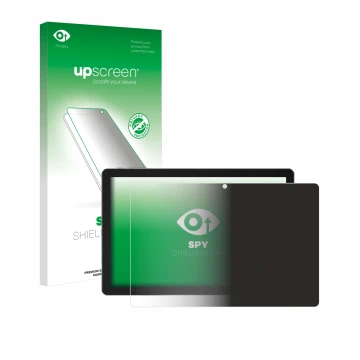 Front side of a product packaging with the brand logo upscreen. Next to it is the device Xgody N02 Pro 10.1