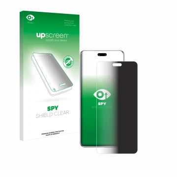 Front side of a product packaging with the brand logo upscreen. Next to it is the device Huawei Nova 13 Pro shown with the cor