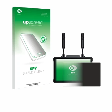 Front side of a product packaging with the brand logo upscreen. Next to it is the device Hollyland Pyro 7 shown with the corre