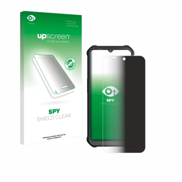 Front side of a product packaging with the brand logo upscreen. Next to it is the device Sonim XP400 shown with the correspond