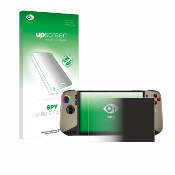 Front side of a product packaging with the brand logo upscreen. Next to it is the device MSI Claw 8 AI+ shown with the corresp