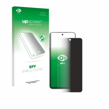 Front side of a product packaging with the brand logo upscreen. Next to it is the device Tecno Camon 40 Premier shown with the