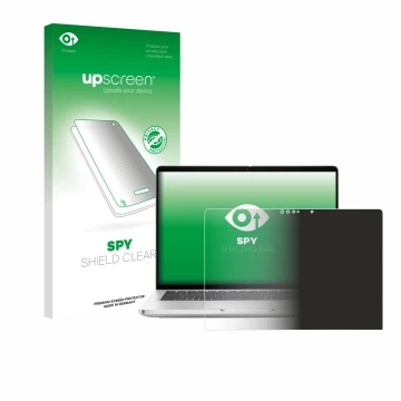 Front side of a product packaging with the brand logo upscreen. Next to it is the device Dell Pro 13 Plus 2-in-1 shown with th
