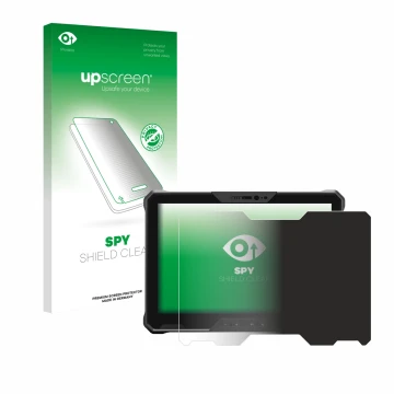 Front side of a product packaging with the brand logo upscreen. Next to it is the device Dell Latitude 7030 Rugged Extreme sho