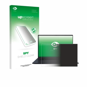 Front side of a product packaging with the brand logo upscreen. Next to it is the device ASUS Vivobook 18 M1807 shown with the