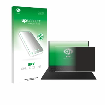 Front side of a product packaging with the brand logo upscreen. Next to it is the device LG gram 17