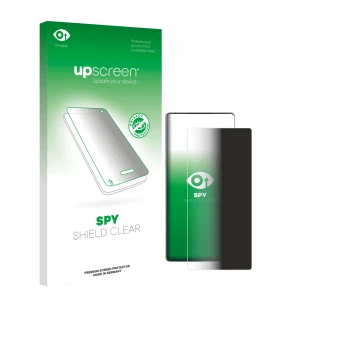 Front side of a product packaging with the brand logo upscreen. Next to it is the device ZTE Nubia Red Magic 10S Pro+ shown wi
