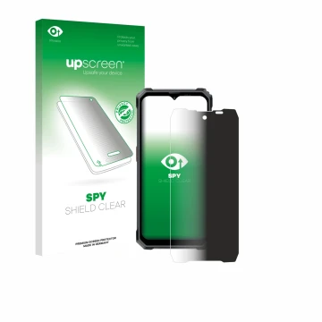 Front side of a product packaging with the brand logo upscreen. Next to it is the device Blackview BL7000 shown with the corre