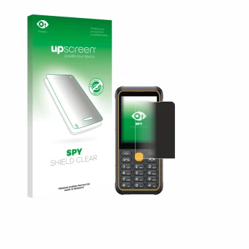 Front side of a product packaging with the brand logo upscreen. Next to it is the device Ulefone Armor Mini 4 shown with the c
