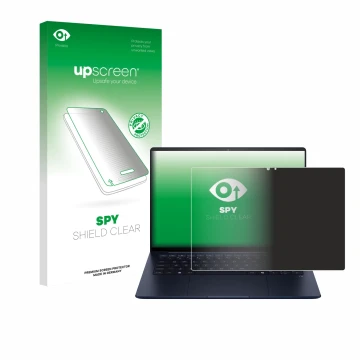 Front side of a product packaging with the brand logo upscreen. Next to it is the device HP EliteBook Ultra 14 G1i shown with 