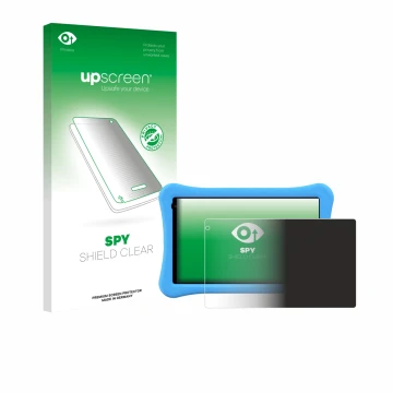 Front side of a product packaging with the brand logo upscreen. Next to it is the device Awow funtab 1001 10.1