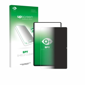 Front side of a product packaging with the brand logo upscreen. Next to it is the device Samsung Galaxy Tab S11 Ultra (portrai